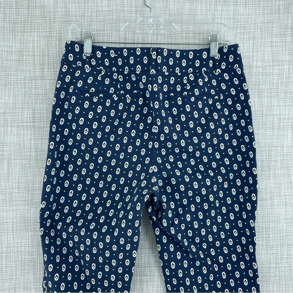 Loft Womens Size 6 Julie the Riviera Pant blue 1232 - Picture 9 of 12